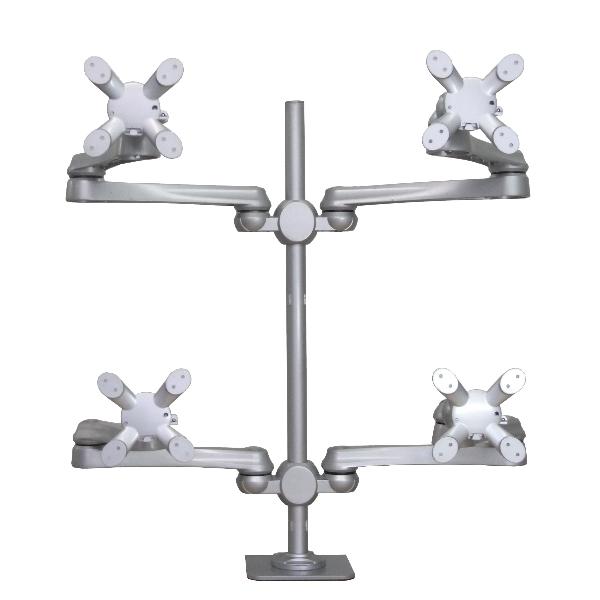 LA-517-5Q 2段2列（4画面）水平多関節アーム モダンソリッドモニター