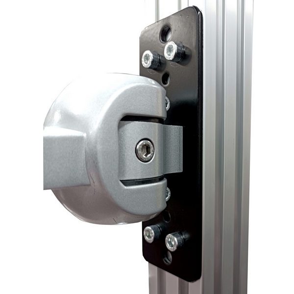 アルミフレーム用水平アーム LA-55AR-2V（縦方向側面固定）モダン